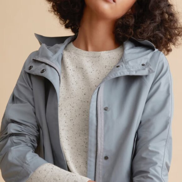 ✅ Everlane Cropped City Anorak, Blue-Grey (XS)* - Picture 3 of 15